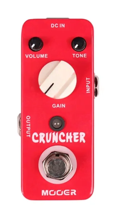 MOOER Cruncher педали с высоким коэффициентом усиления педаль эффектов для электрогитары настоящий байпас металлический корпус для гитары аксес