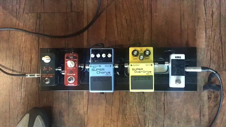 PedalBoard Test, Mooer TresCab Cabinet Simulation/원미사운드