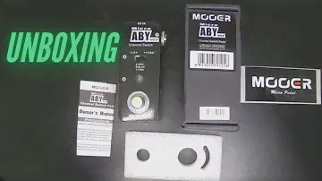 Unboxing Pedal Mooer Micro ABY Box MKII