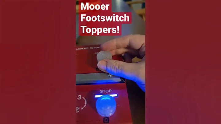 Mooer Footswitch Toppers