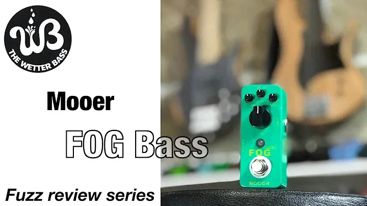 Gated and aggressive: the Mooer FOG Bass fuzz mini pedal.