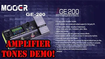 Mooer GE200 Pedal Amplifier Tones Only
