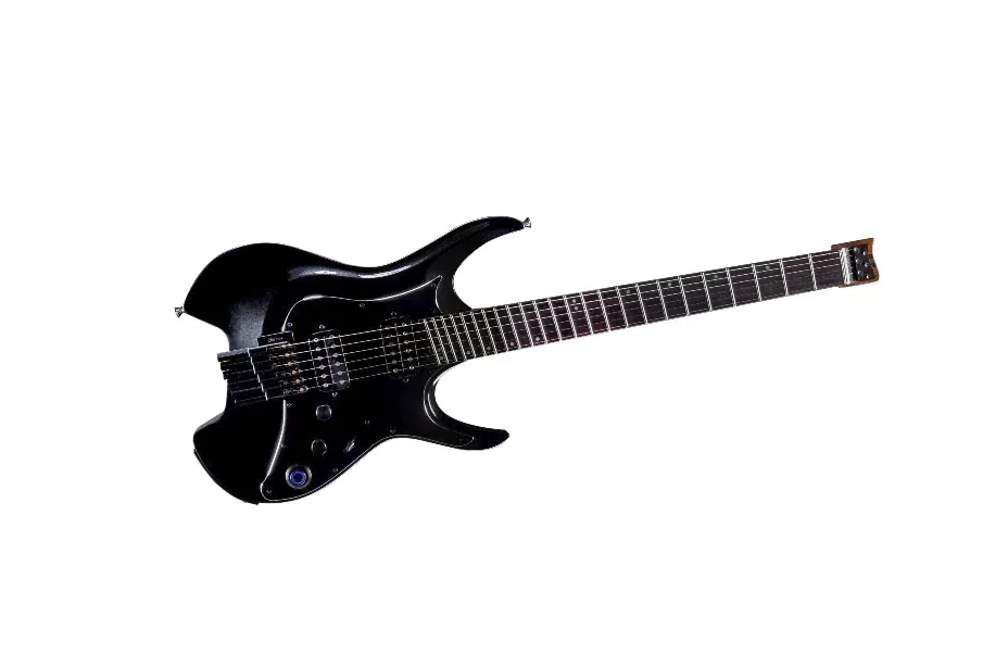 Mooer GTRS W800 Pearl Black Электрогитара со встроенным процессором, HH, headless, цвет Pearl Black