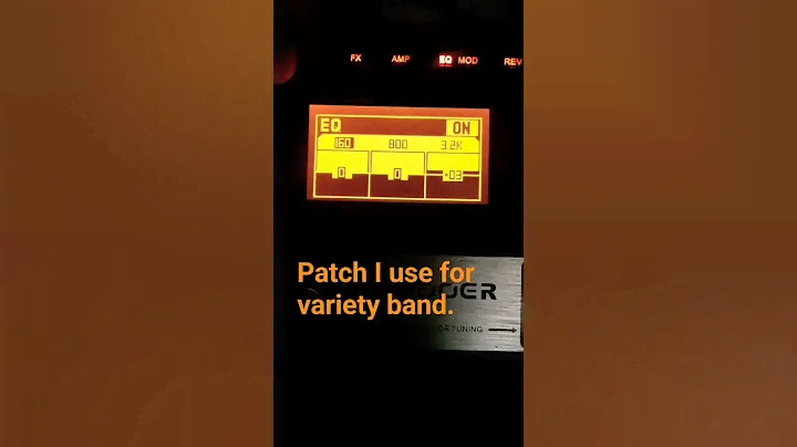 Clean Chorus - Mooer GE 100 - Patch Sharing