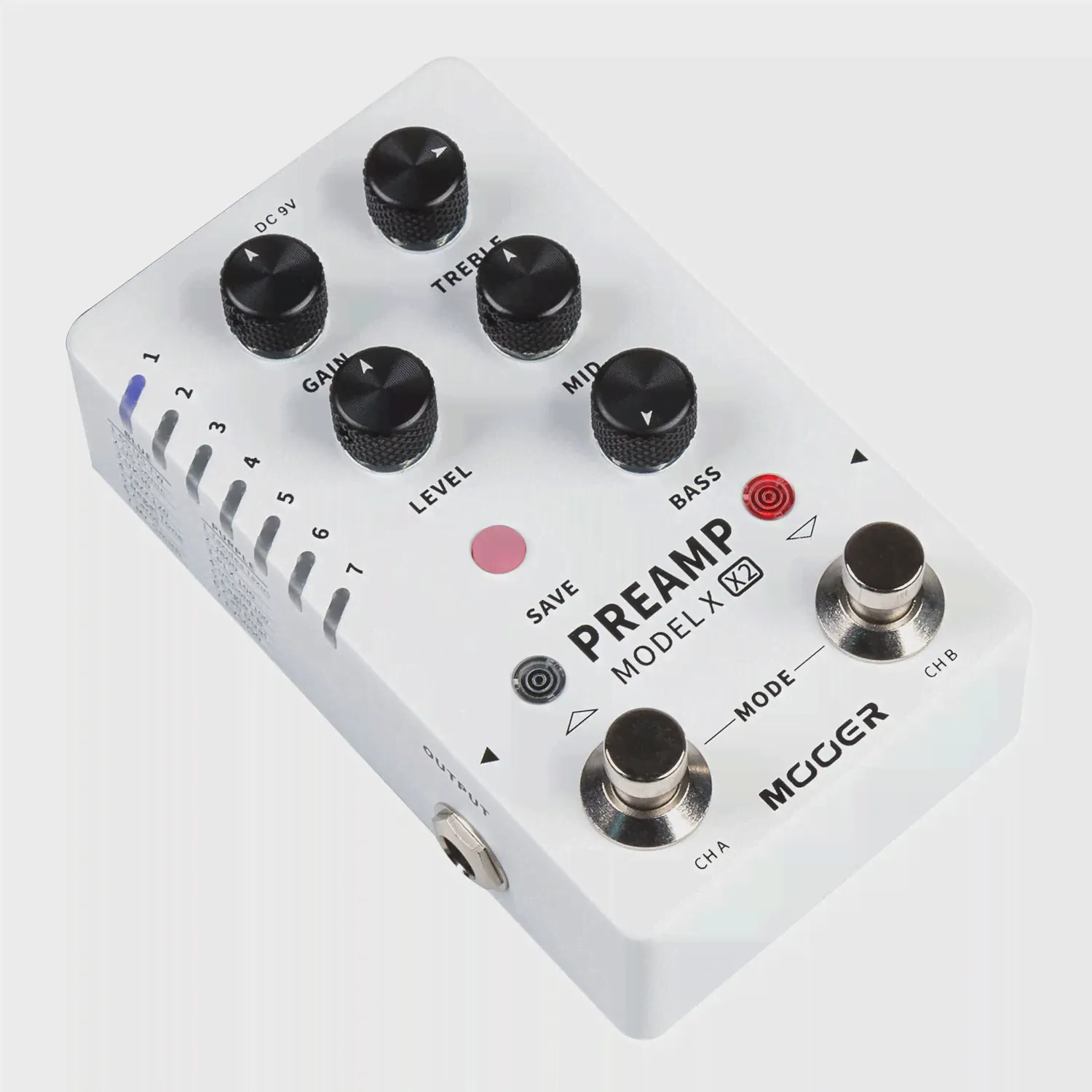 Mooer Preamp X2 двухканальная цифровая Фотографическая педаль с 14 предустановленными слотами загрузка Mnrs Gnr Гир-файлов через Studio (art.: 3920bc1c70af0)-4