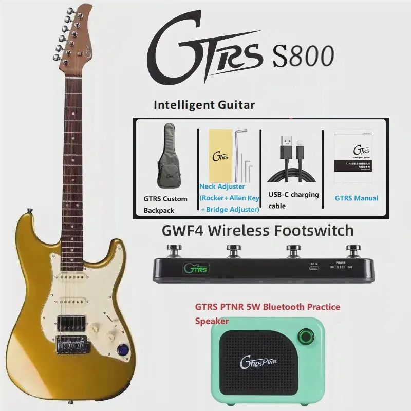 Интеллектуальная гитара Mooer GTRS S800, электрическая гитара со встроенным процессором, модельная гитара (art.: 3920bae7b9204)-4