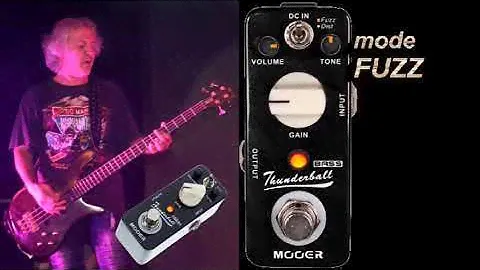 Mooer Thunderball Distortion Fuzz Bass - fast test by Mauro Pavani