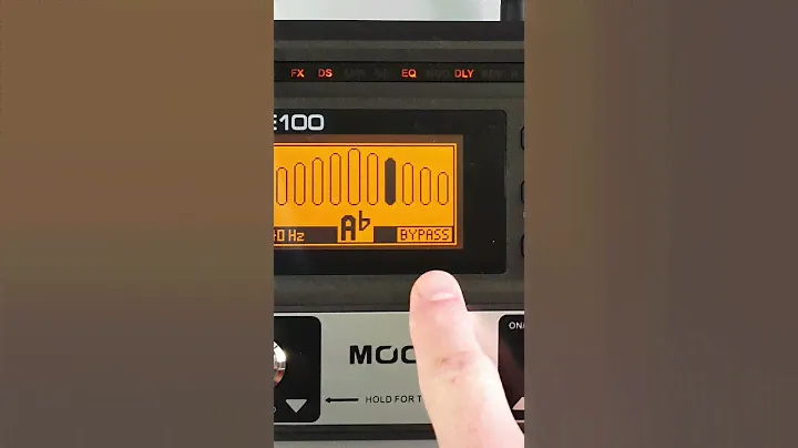 #007 MOOER GE100 - How To Change The Tuner Output Method