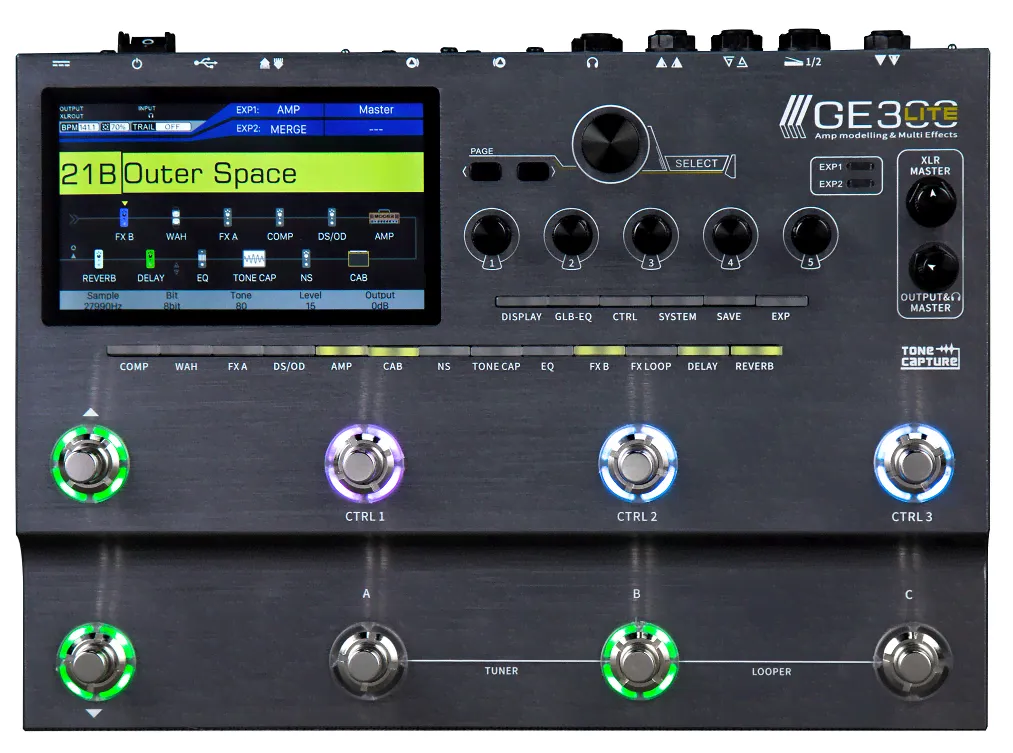 Гитарный процессор эффектов Mooer GE300 Lite-0