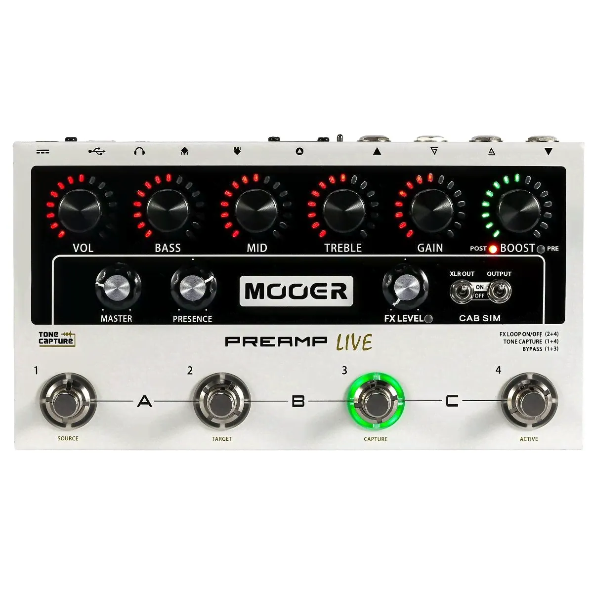 Mooer PreAMP Live Цифровой напольный преамп-2