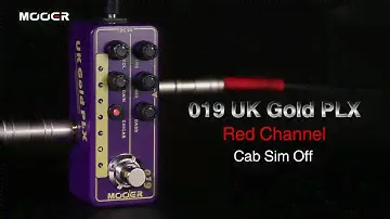 MOOER MICRO PREAMP 019 - UK Gold PLX Official
