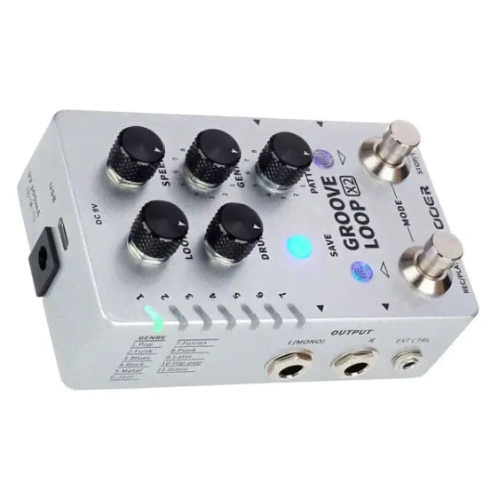 Гитара эффектовая Mooer Groove Loop X2-4