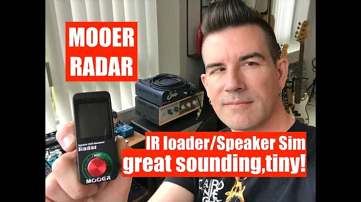 MOOER RADAR -  AWESOME GUITAR CAB TONE in a tiny pedal!