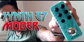 MOOER E7 Synth Guitar Pedal 7 типов пользовательский синтезатор Tones полифонический