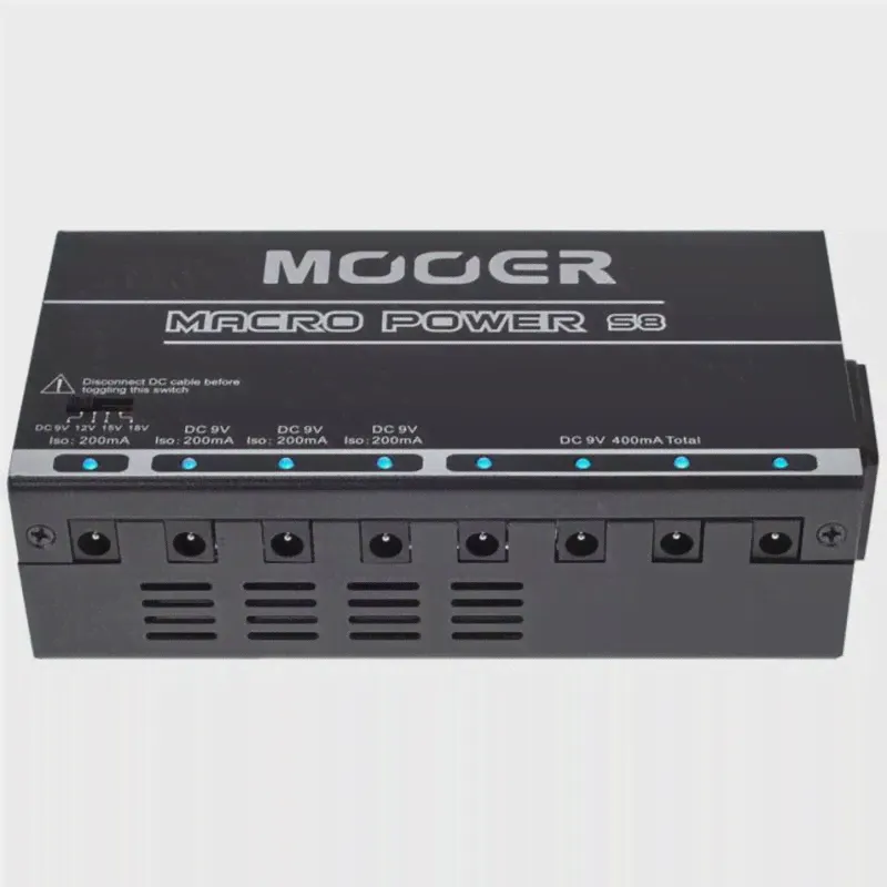 Mooer S8 Macro Power Блок питания на 8 эффектов (9В)-0