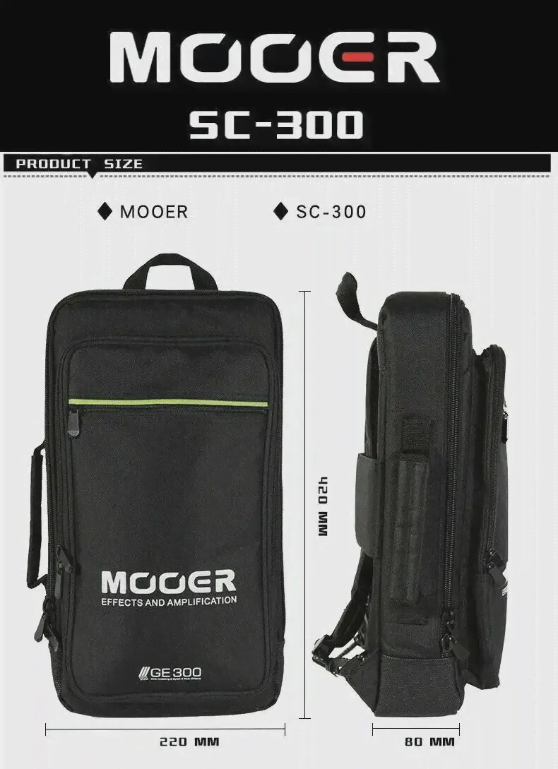 🛍 Чехол Mooer для GE300, аксессуары для гитары, педали эффектов, мягкий чехол для переноски SC300-1