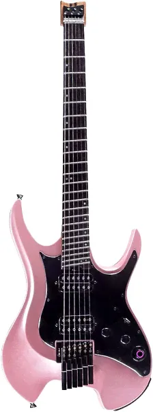 Электрогитара со встроенным процессором Mooer GTRS W800 Pearl Pink