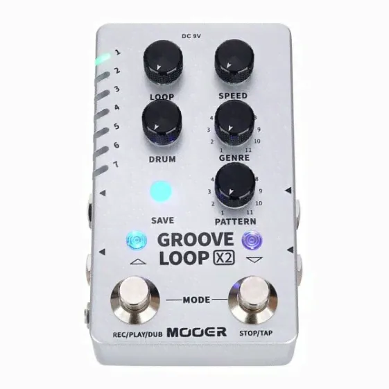 Гитара эффектовая Mooer Groove Loop X2-0