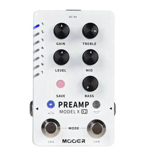 MOOER DUAL-CHANNEL DIGITAL PREAMP X2